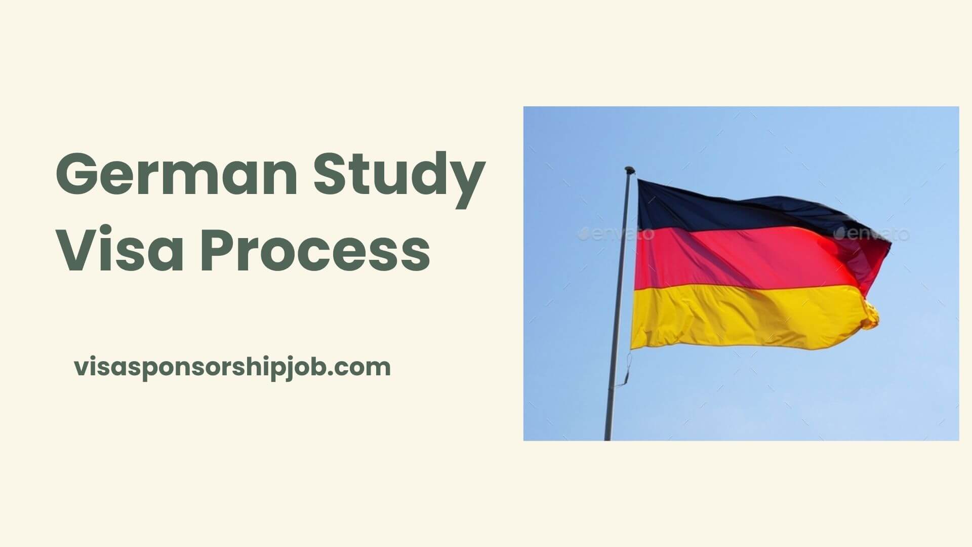 German Study Visa Process
