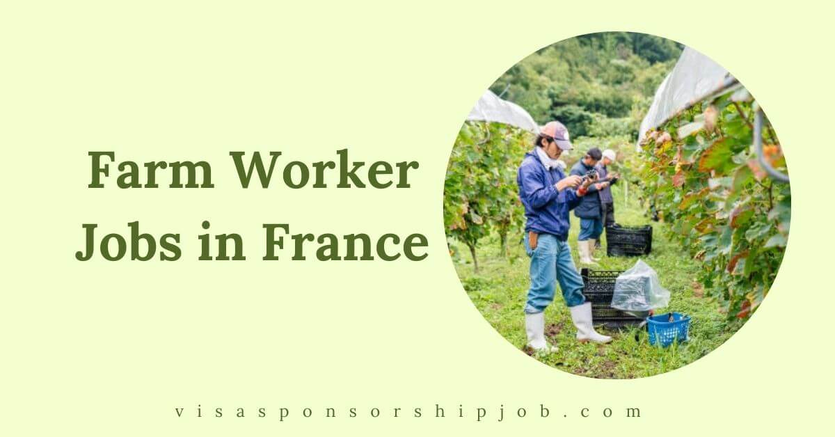 Farm Worker Jobs in France