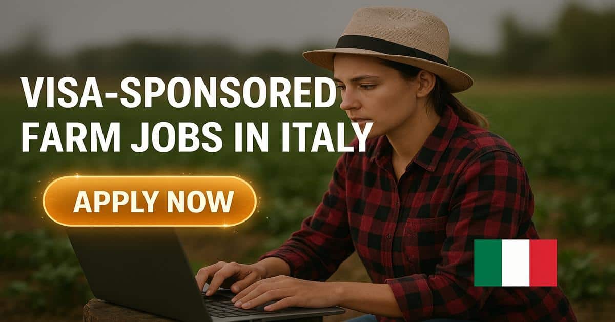Visa-Sponsored Farm Jobs in Italy