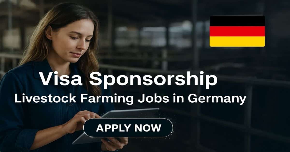 Visa Sponsorship Livestock Farming Jobs in Germany