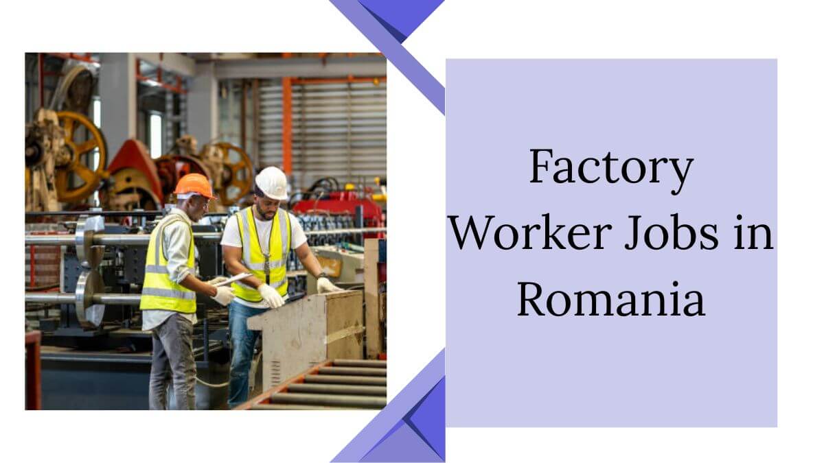 Factory Worker Jobs in Romania