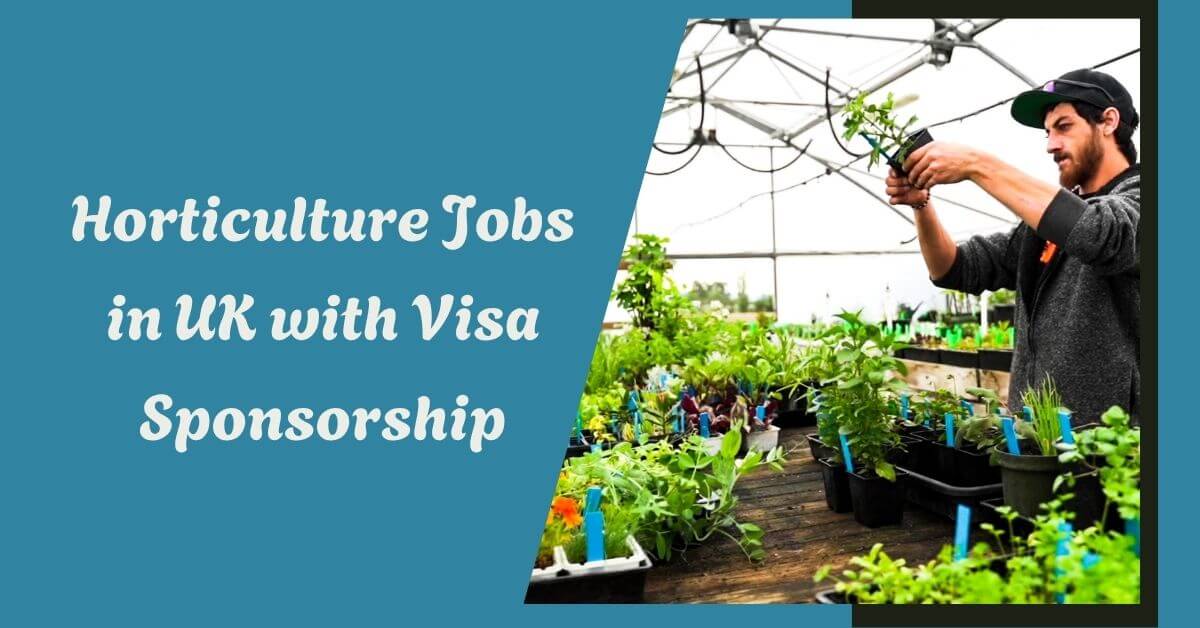 Horticulture Jobs in UK with Visa Sponsorship